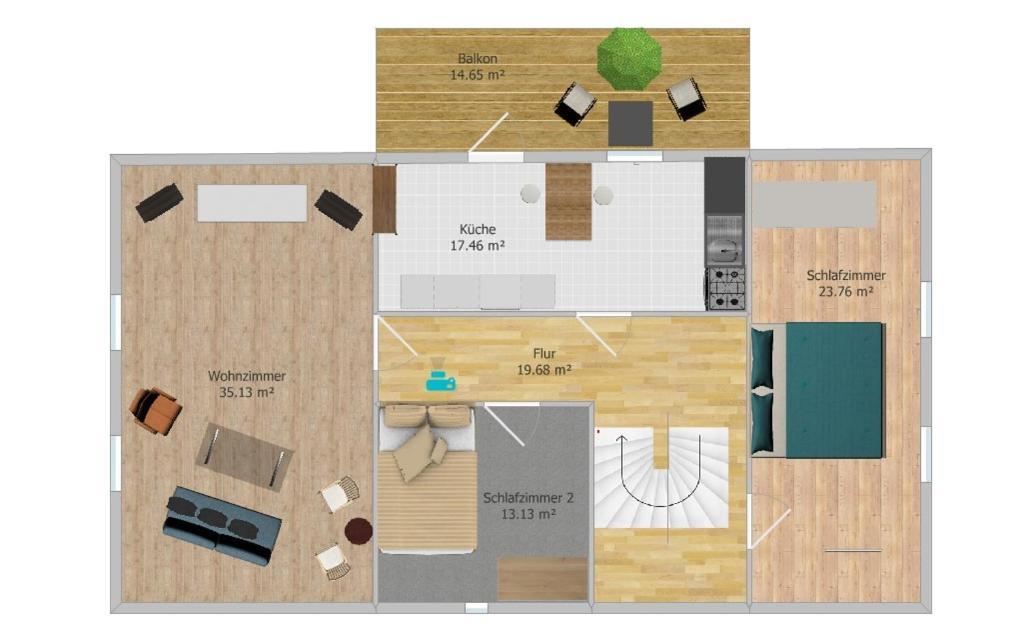 Appartement Wildholz Sachsen à Weidenhain Extérieur photo
